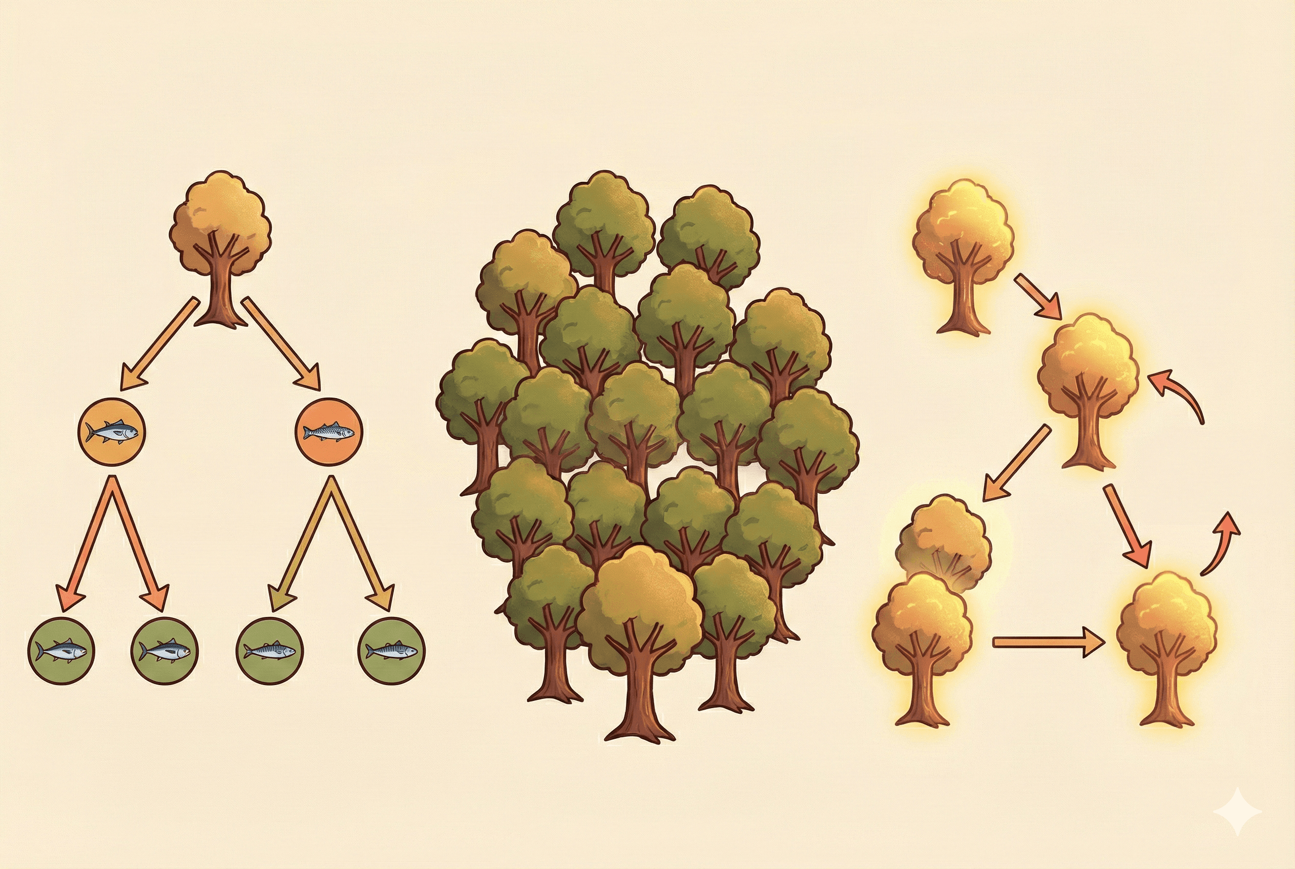 [ML] Decision Tree의 모든 것: 기본 개념부터 Random Forest, XGBoost, Stacking까지 총정리